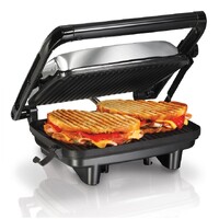 Prensa para Paninis Gourmet Plata 25460Z marca Hamilton Beach